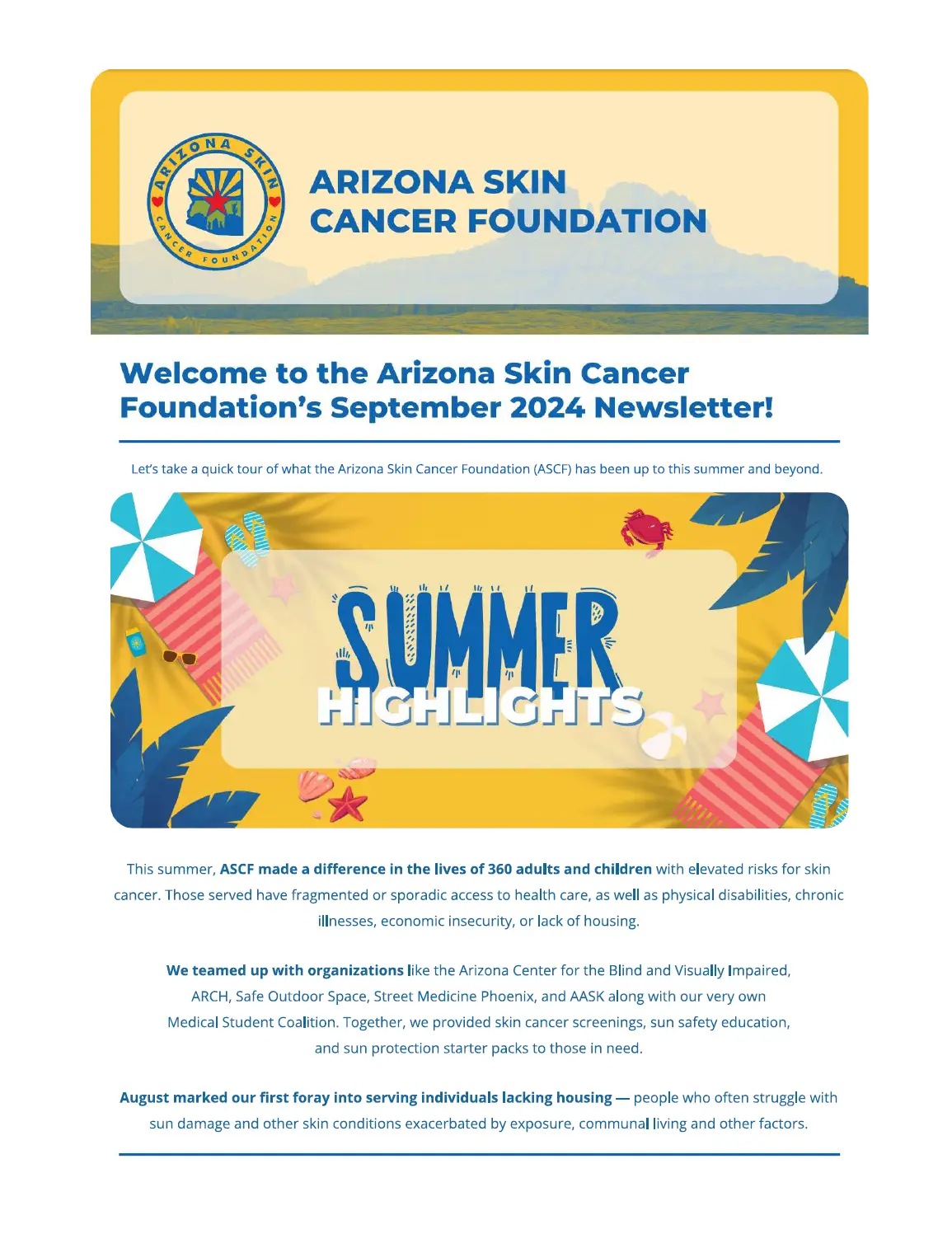 Fall 2024 Newsletter